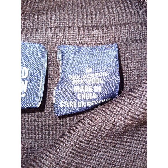 Hilliard & Hanson Women's Brown Cardigan Sweater Size Medium - Picture 6 of 6